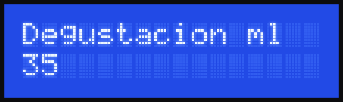 Display: Degustacion ml, 35