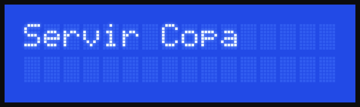 Display: Servir Copa